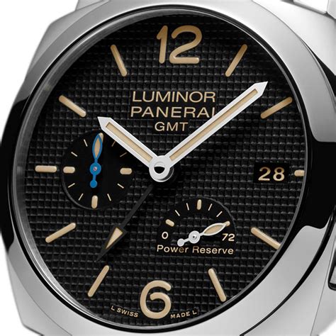 panerai gmt power reserve 42mm|panerai luminor power reserve.